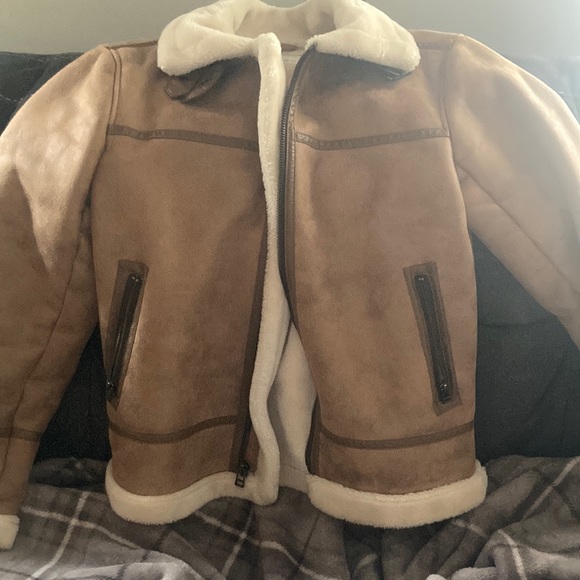Urban Outfitters Other - Small Men’s fur Bomber jacket